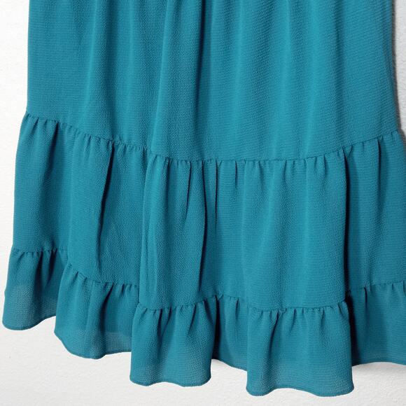 B Smart Women’s Dress Puff Sleeve Built-In Bra Cottagecore Romantic Retro Sz 13 - Picture 4 of 6